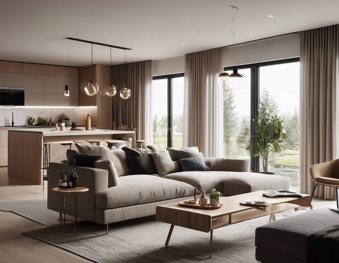 Jak urządzić salon z kuchnią, by stworzyć spójną przestrzeń?