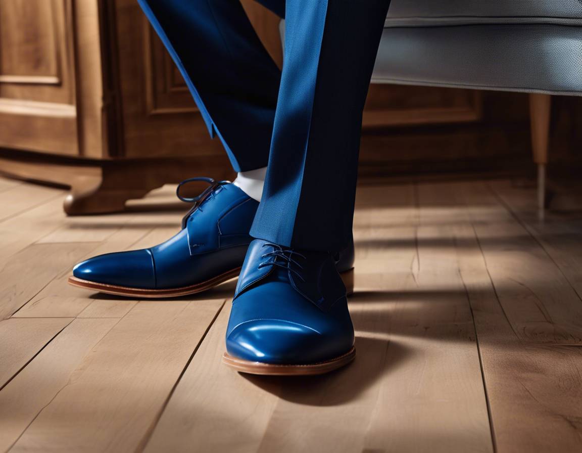 Jaki kolor butów do niebieskiego garnituru wybrać?